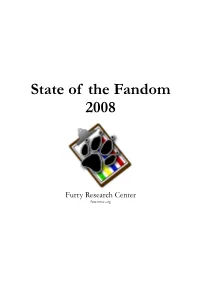 State of the Fandom 2008