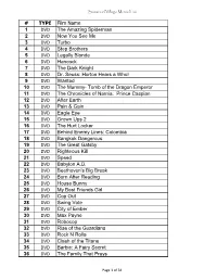 DVD LIST 05-01-14 Xlsx
