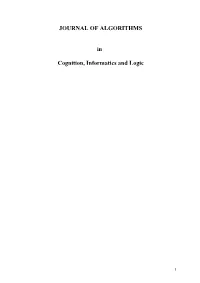 Journal of Algorithms