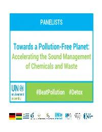 Panelists Bios UNEA3-Rev2 FINAL 28Nov2017