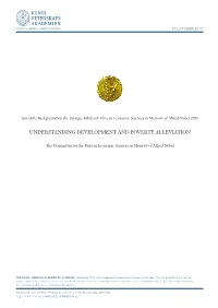 Understanding Development and Poverty Alleviation