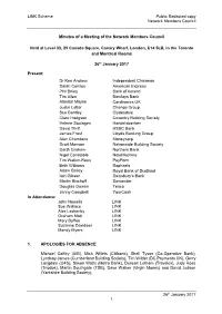 LINK Scheme Public Redacted Copy Network Members Council 26Th