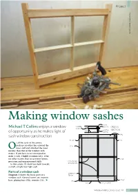 Making Window Sashes