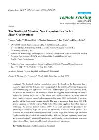 New Opportunities for Ice Sheet Observations