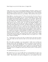 Robert Murphy Interview