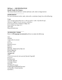 Study Guide for Exam 1 the Exam Will Include Short Answer Questions and a Short Scoring Exercise