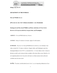 1 Billing Code 4310–55 DEPARTMENT of THE