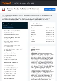 1 Bus Time Schedule & Line Route