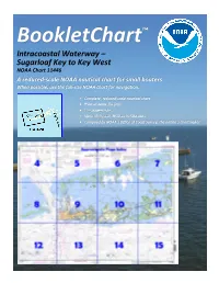 Bookletchart™ Intracoastal Waterway – Sugarloaf Key to Key West NOAA Chart 11446