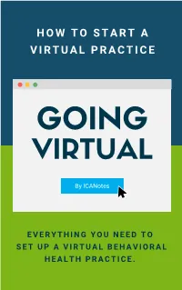 How to Start a Virtual Practice