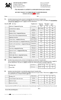 Public Housing Waiting List Update
