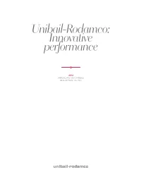 Unibail-Rodamco: Innovative Performance