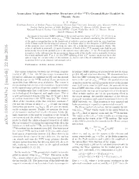 Anomalous Hyperfine Structure of the $^{229} $ Th Ground-State Doublet in Muonic Atom