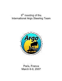 Report for AST-8 Meeting