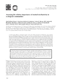 Assessing the Relative Importance of Neutral Stochasticity in Ecological Communities