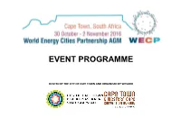 Event Programme