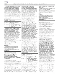Federal Register/Vol. 85, No. 184/Tuesday, September 22, 2020