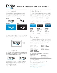 Logo Usage Color System Typography