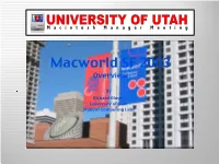 Macworld SF 2003 Overview