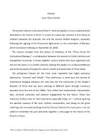 Preface Card. Pietro Parolin This Present Volume Is the Second That
