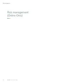 Risk Management (Online Only)