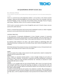 Un Quadrennial Report Ecosoc 2015