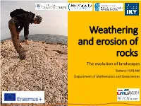 Weathering and Erosion of Rocks Presentation