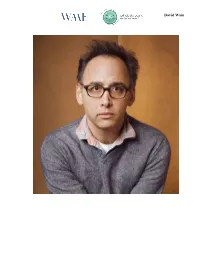 David Wain DAVID WAIN