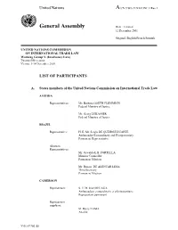 General Assembly Distr.: Limited 12 December 2001