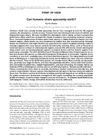 Can Humans Share Spaceship Earth?