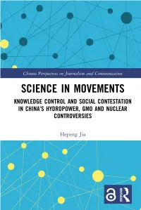 Knowledge Control and Social Contestation in China's