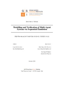 Modelling and Verification of Multi-Agent Systems Via Sequential Emulation