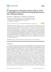 A Comprehensive Thermal Comfort Analysis of the Cooling Effect of The