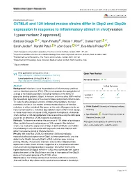 C57BL/6 and 129 Inbred Mouse Strains Differ in Gbp2 and Gbp2b
