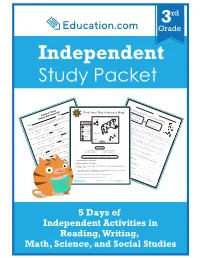 Grade 3 Study Guide