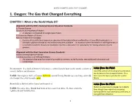 Section 1 – Oxygen: the Gas That Changed Everything