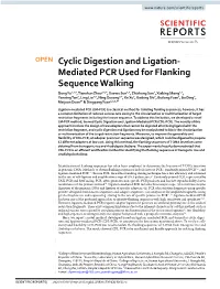 Cyclic Digestion and Ligation-Mediated PCR Used For