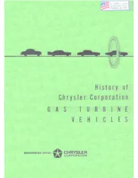 From Chrysler's Continuing Research Program