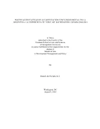Georgetown University in Partial Fulfillment of the Requirements for the Degree of Master of Arts in Development Management and Policy