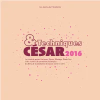 Guide Technique César 2016