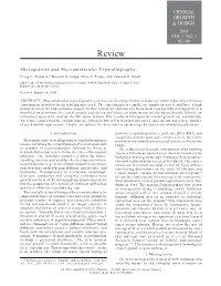 Microgravity and Macromolecular Crystallography Craig E