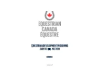 Western Rider Rubrics 1-4 & Intermediate Rider Program Rubrics