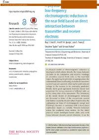 A Physical Model for Low-Frequency Electromagnetic Induction in the Near Field Based on Direct Interaction Between Transmitter A