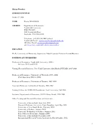 Curriculum Vitae