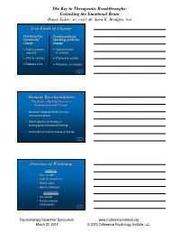 Handout of Slides
