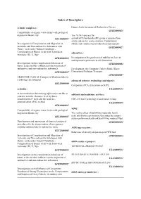Index of Descriptors