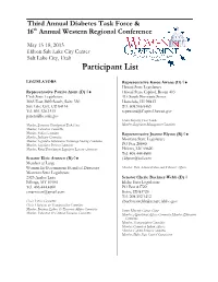 Participant List