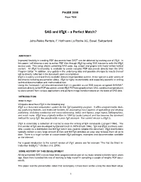 SAS and LATEX – a Perfect Match?
