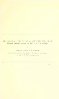 Annual Report of the Board of Regents of the Smithsonian Institution