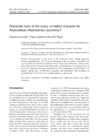 Glandular Hairs of the Ovary: a Helpful Character for Asteroideae (Asteraceae) Taxonomy?